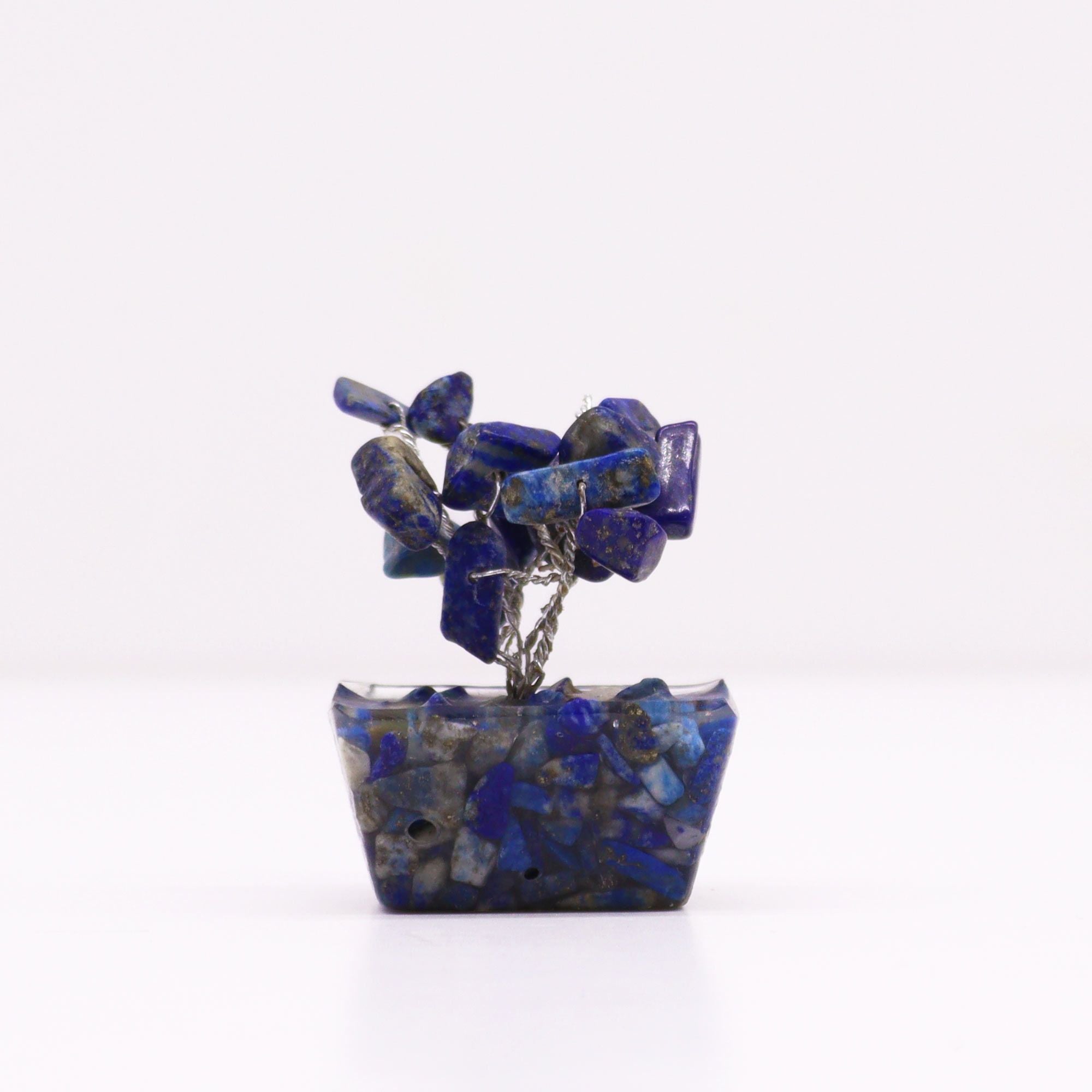 Mini Gemstone Tree On Orgonite Base - Sodalite