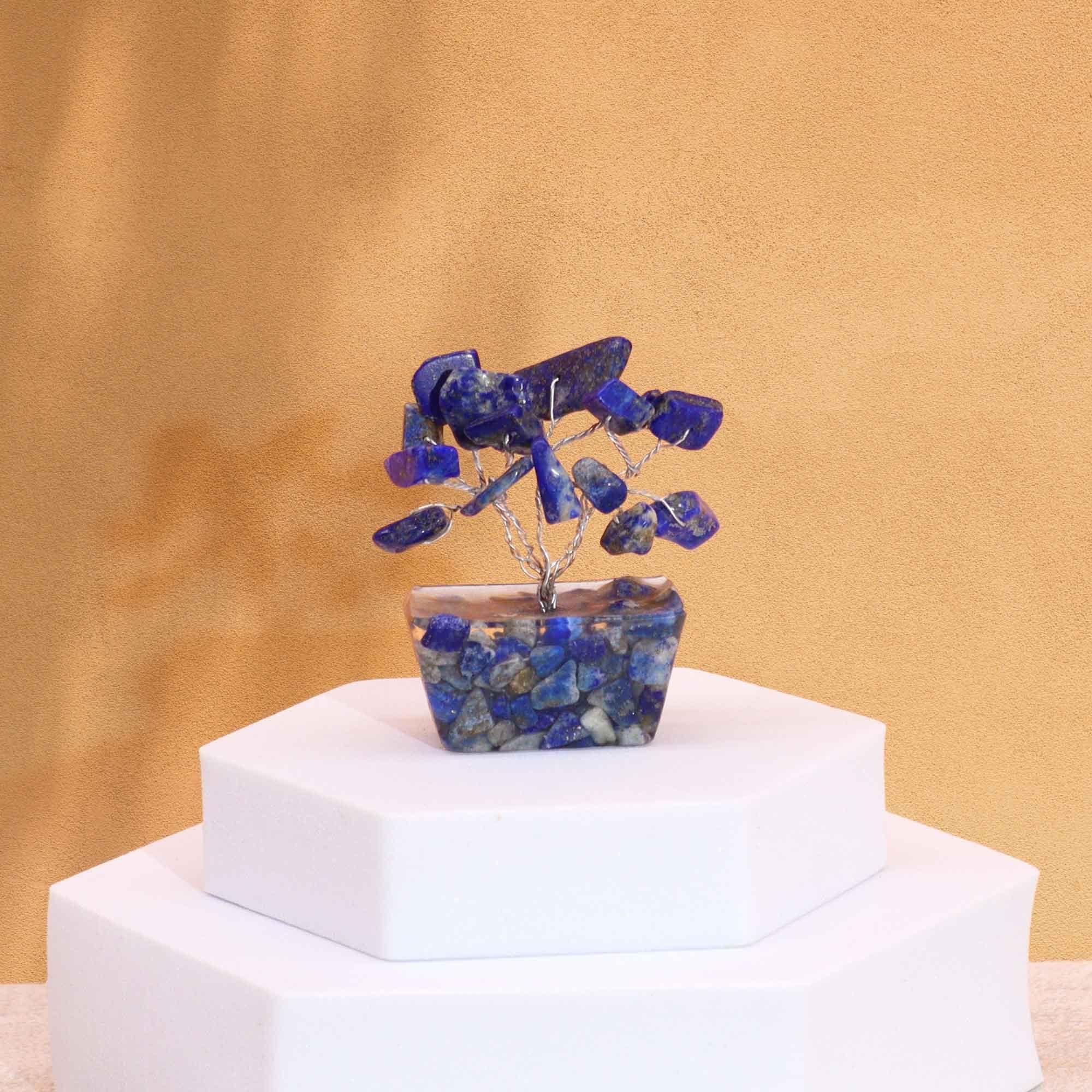 Mini Gemstone Tree On Orgonite Base - Sodalite