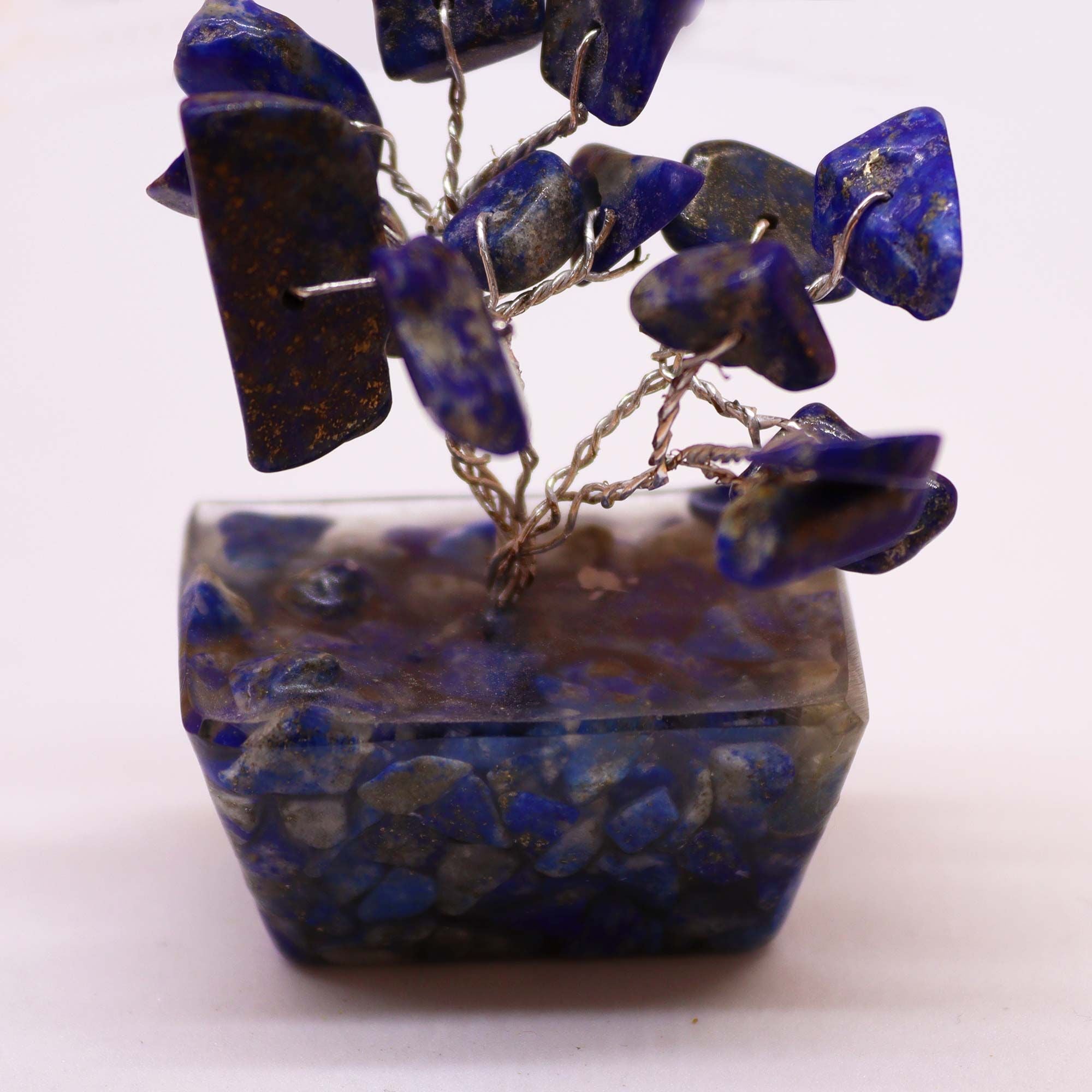 Mini Gemstone Tree On Orgonite Base - Sodalite